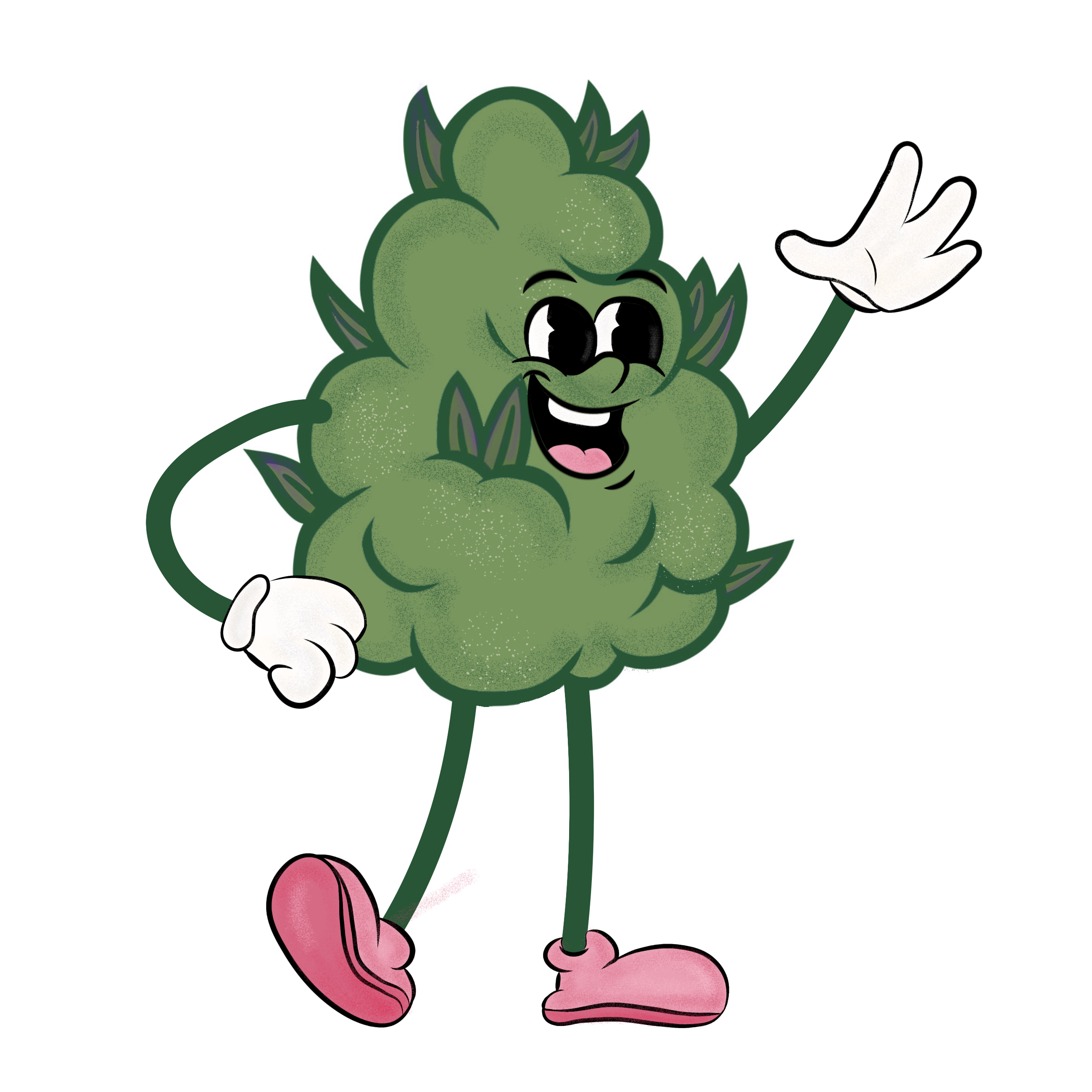 Mascot Saying Hi